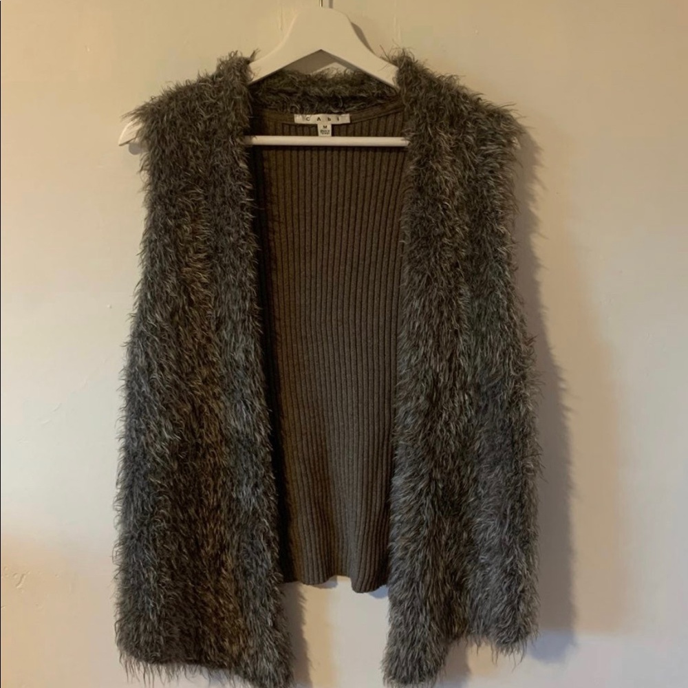 Faux fur CAbi vest